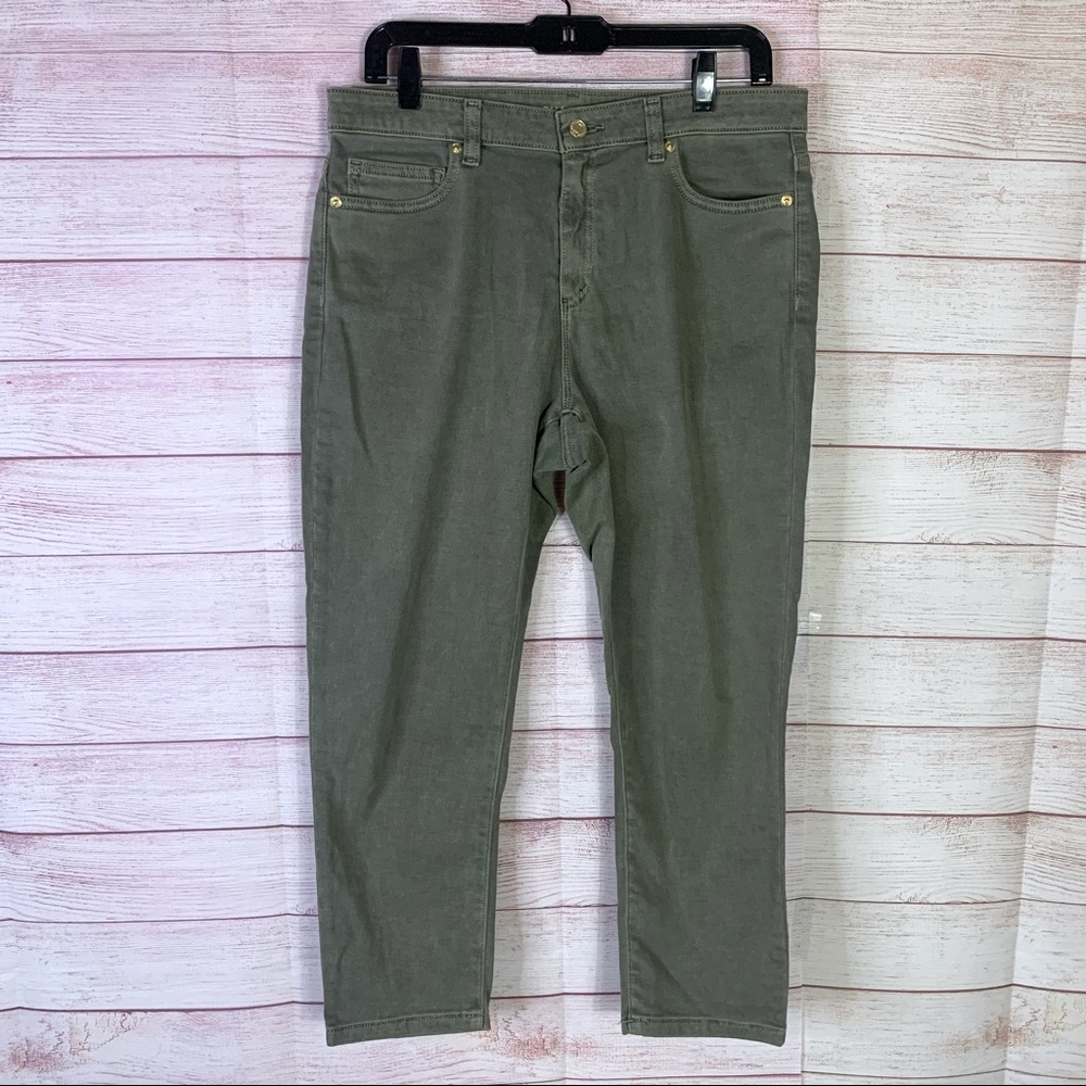 Michael Kors Izzy Cropped Skinny Jeans Size 10